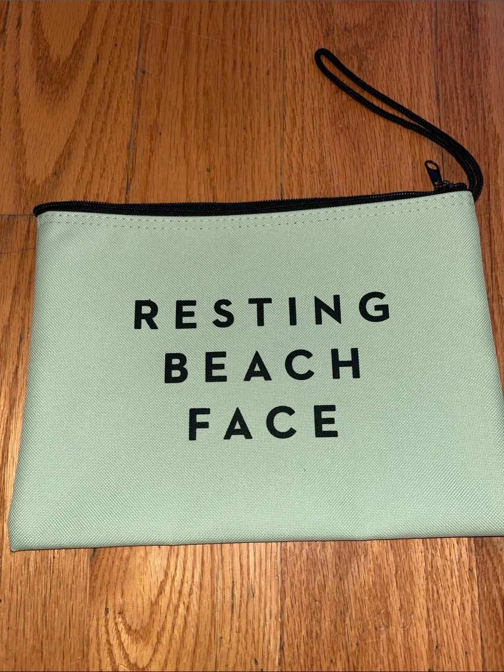Milly Resting Beach Face Zippered Pouch